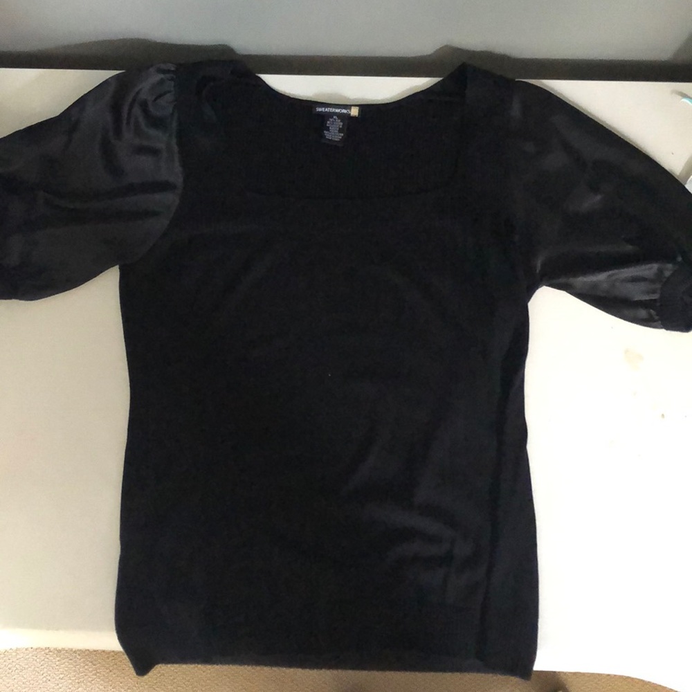 sweaterworks black sweater